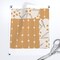 Patchwork Australian Wattle Mustard Yellow Australia Cheater Quilt Quilt Block Wattle Botanical Dots Lines Modern Farmhouse Rustic Farmhouse Custom Printed Fabric by Spoonflower Various Fabrics by the Yard or Fat Quarter